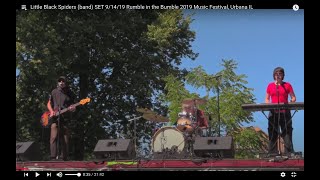 Little Black Spiders, Set 9/14/19 Rumble in the Bumble Music Festival, Urbana-Champaign IL