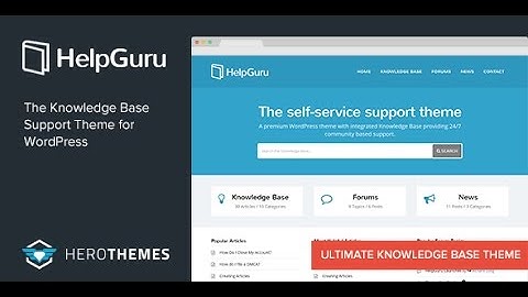 [Google Drive] HelpGuru v1.6.1 A Self-Service Knowledge Base WordPress Theme