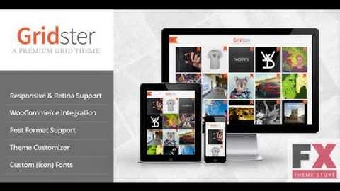Preview Gridster - Multi-Purpose Responsive Grid Theme TFore