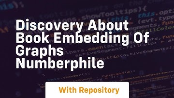 Discovery about book embedding of graphs numberphile