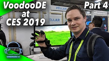 VooodooDE at CES 2019 Part 4 - FinchShift 6DoF Controller, Foldaway Haptics, BeBop, Mollisen
