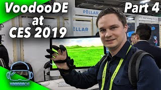 VooodooDE at CES 2019 Part 4 - FinchShift 6DoF Controller, Foldaway Haptics, BeBop, Mollisen
