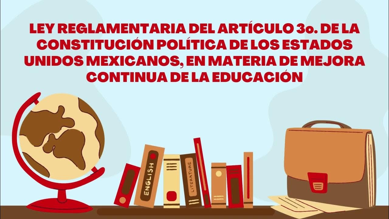 Marco normativo de educación en México YouTube