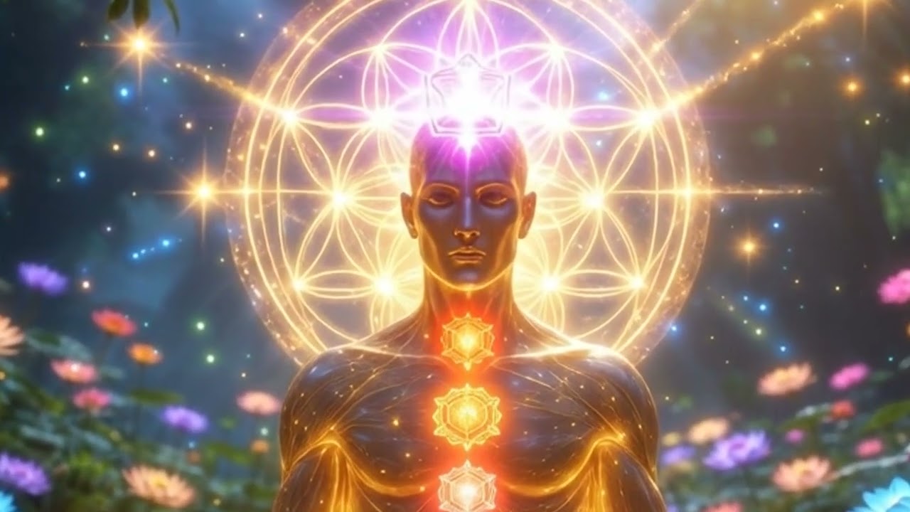 🎧 963 Hz Frequency 8 hours 🙏 Deep Aura Purge, Clear Stuck Energy & Heal the 7 Chakras  🌙