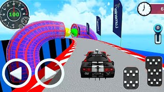 Zig Zag Mega Ramp Car Driving 3D - Ultimate Racing Derby Fast Car Stunts - Android Gameplay screenshot 2