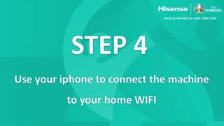 Hisense Dehumidifier and Portable Air Conditioner  Connect to WIFI by iphone