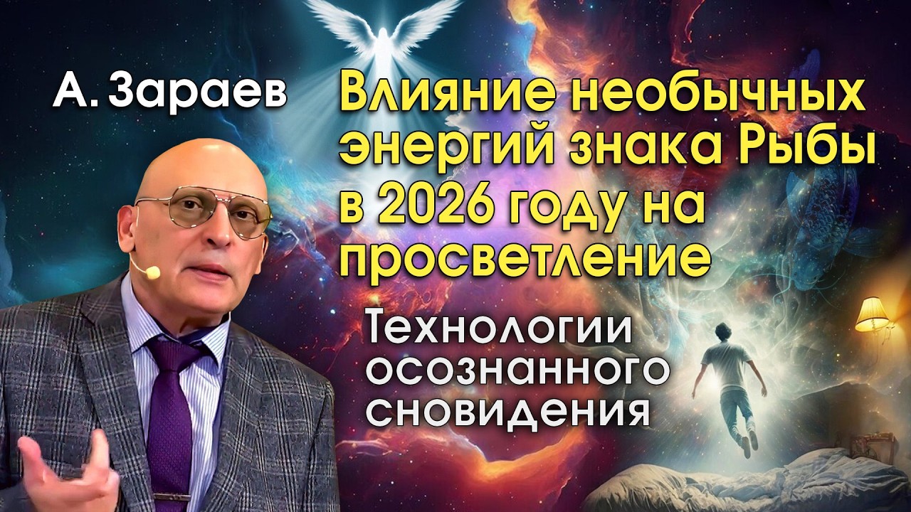ВЛИЯНИЕ НЕОБЫЧНЫХ ЭНЕРГИЙ ЗНАКА РЫБЫ В 2026 ГОДУ НА ПРОСВЕТЛЕНИЕ - ТЕХНОЛОГИИ ОСОЗНАННОГО СНОВИДЕНИЯ