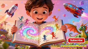 Flipbook Daydreams | Fun 3D Pixar-Style Kids Song Animation | Magical Adventure Song for Children