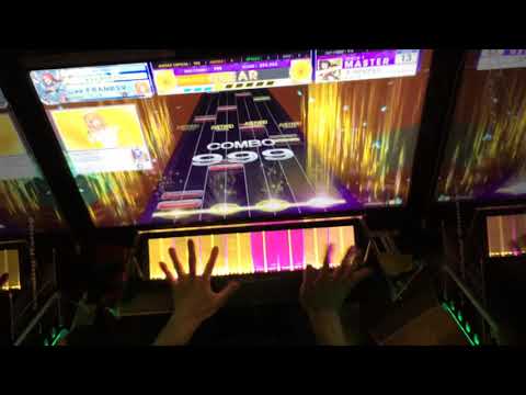 『CHUNITHM AMAZON Plus』 ゴールドビジョン MAS AJ 手元