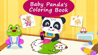 Baby Panda's Coloring Book - Learn to Develop Creativity and Hand Eye Coordination | BabyBus Games screenshot 5