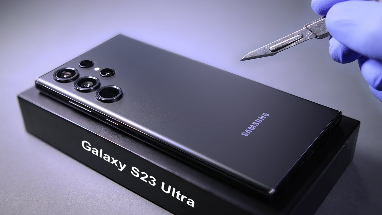 Samsung Galaxy S23 Ultra Unboxing - ASMR 