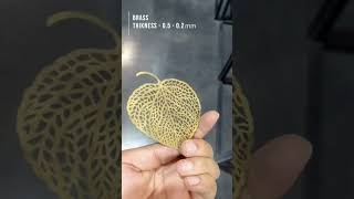 Jewelery Cutting Samples Brass