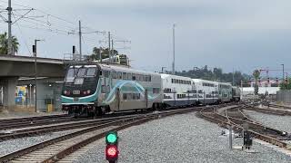 Evening Rush at LA Union Station - Amtrak, Metrolink, and Light Rail Trains