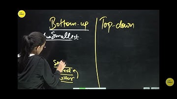Bottom - up And Top - down / Important topic for CTET 2023