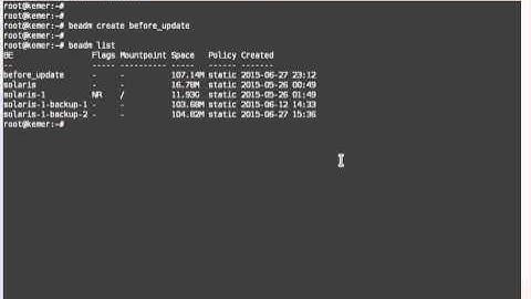 Solaris 11 Update SRU