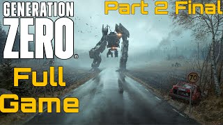 Generation Zero Full Playthrough 2019 (Solo) (All Main Missions) Part 2 Final No Commentary Longplay