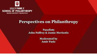 Perspectives on Philanthropy