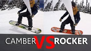 Camber VS Rocker Snowboard Test