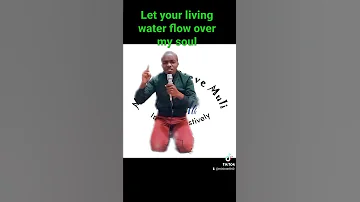 let your living water flow over my soul.  #sammykioko