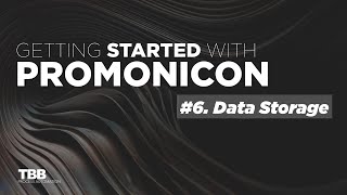 [Getting Started with PROMONICON] 6. Data Storage (😎Eng Sub)