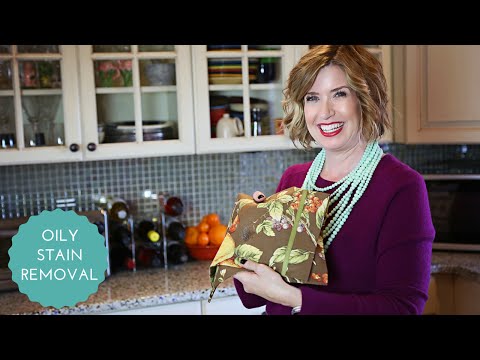 How To Clean Oily and Salad Dressing Stains On Fabric  | Don't Look Under The Rug® with Amy Bates