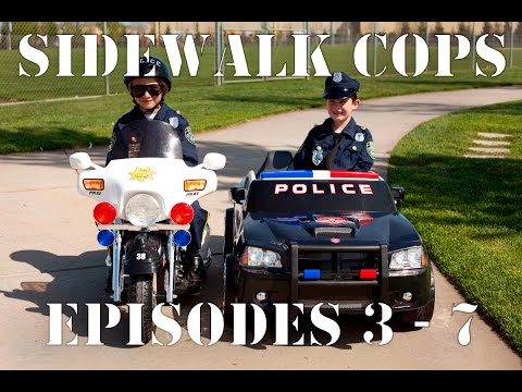 Sidewalk Cops Compilation Video - Episodes 3 - 7 (The Litterer - Superman Texting)