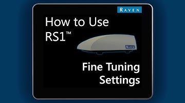 How to: RS1™ Fine Tuning