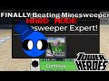 FINALLY BEATING HARD MODE MINESWEEPER.. 4 months later...