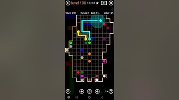 How To Solve Flow Free Amoeba Pack Level 130 13x18 Board Walk Through Solution Walkthrough