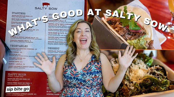 Menu Tour: Salty Sow (Austin, TX Family Trip)