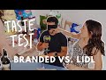 LIDL vs BRAND FOOD 🍫 BLINDFOLD CHALLENGE 😂 Shocking results!