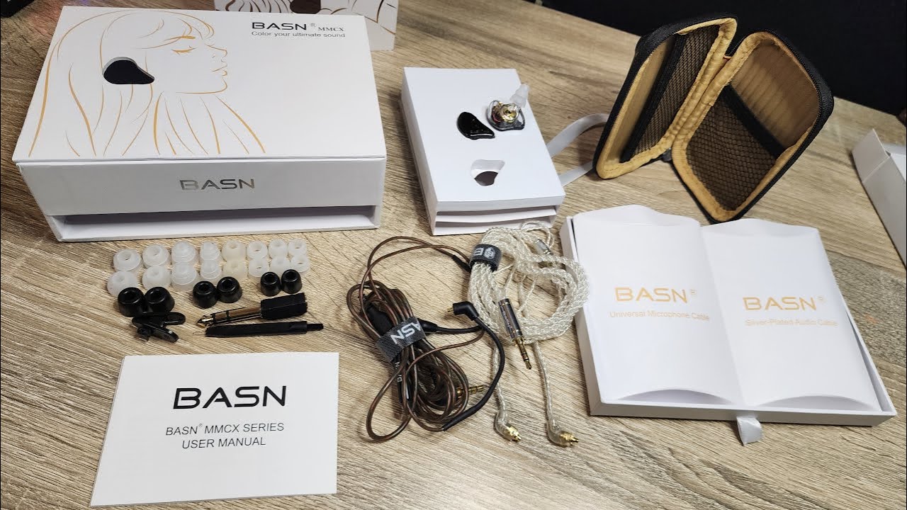BASN MMCX in Ear Monitor Headphones Review YouTube