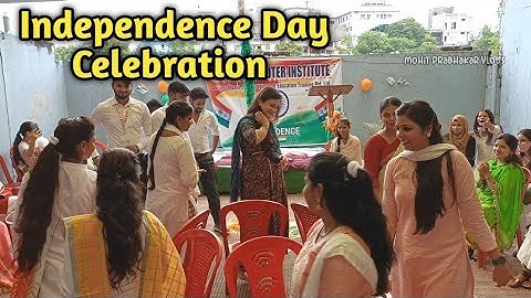 Independence Day Celebration at Atulya Computer Institute, Gaya Bihar || Mohit Prabhakar Vlogs