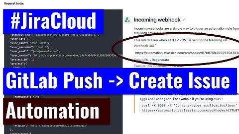 Jira Cloud Automation - Create Jira issue from GitLab push