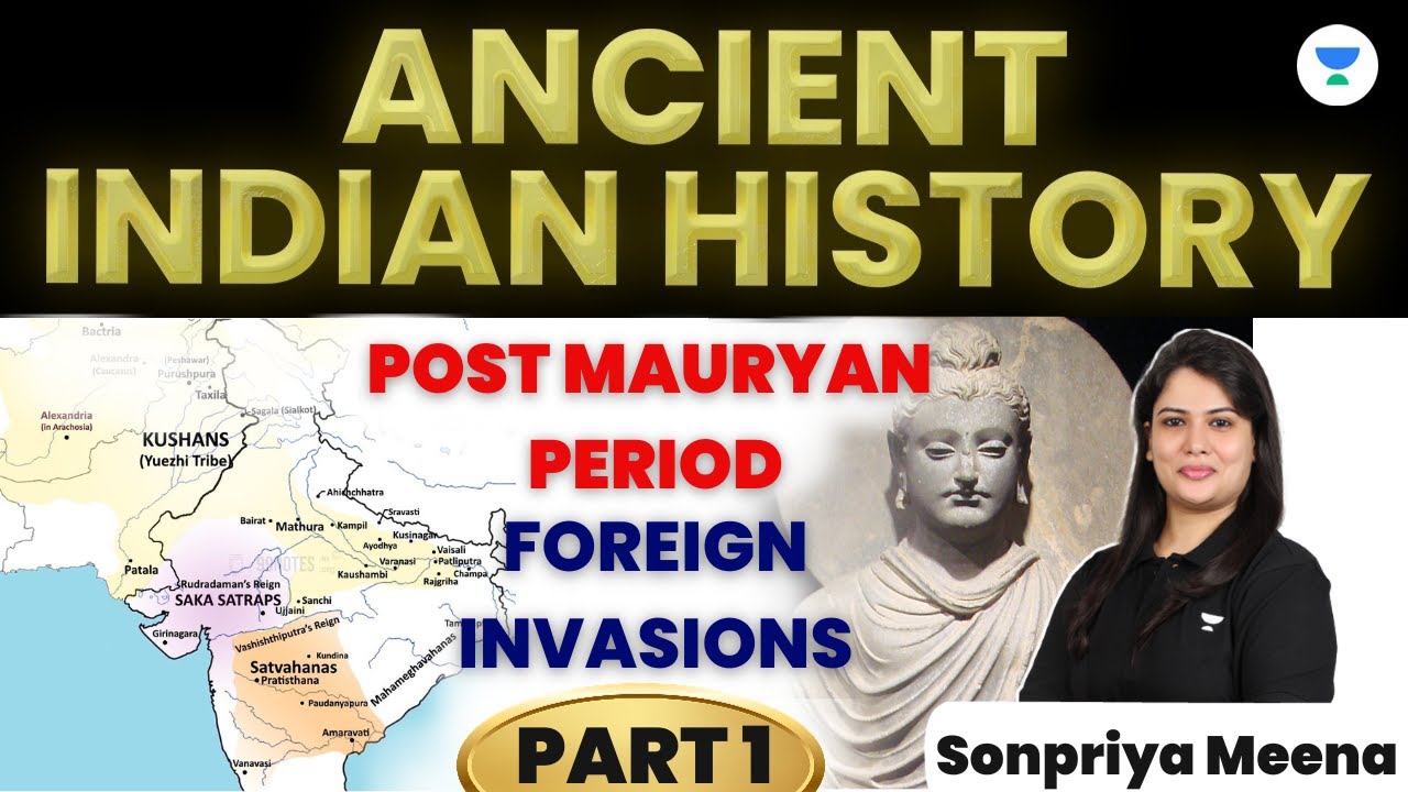 Ancient Indian History | Post Mauryan Period | Part 1 | Foreign ...