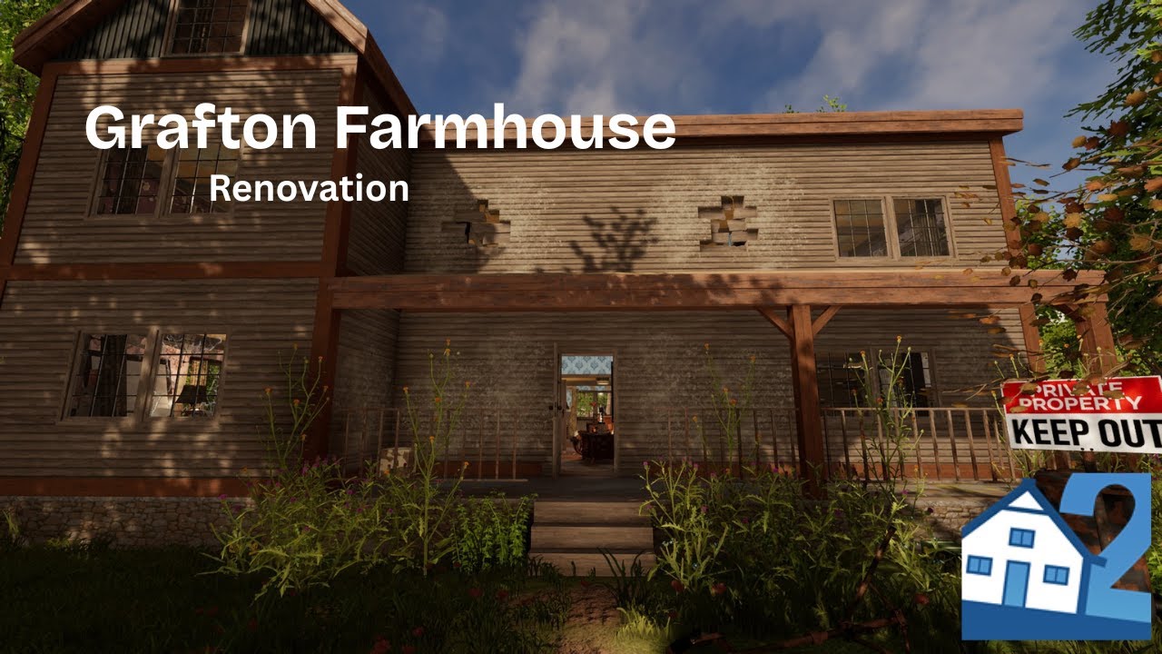 House Flipper 2 | Grafton Farmhouse | Community Property Renovation Part 1