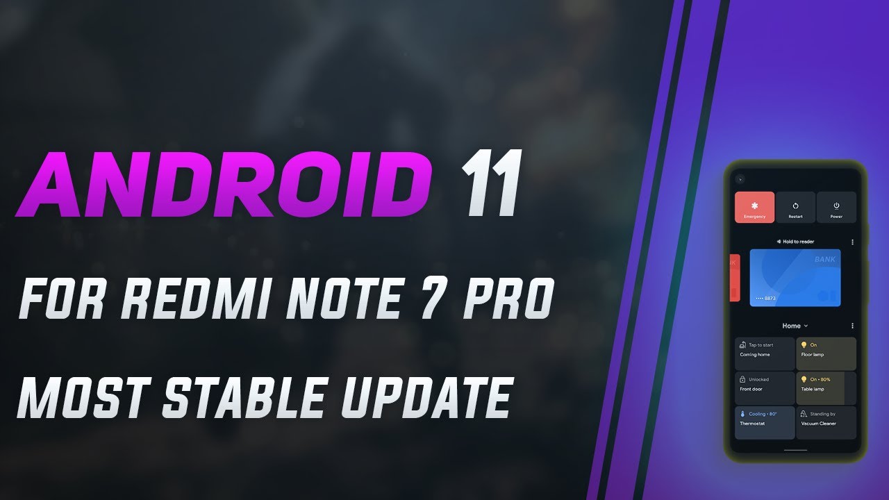 [Rom] pixel 2 port Android 11 Rom for Redmi note 7 Pro violet - YouTube