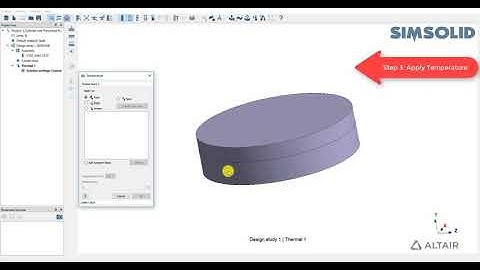 Altair SimSolid VT03 Cylinder with Prescribed Heat Flux