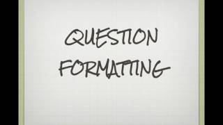 AP Literature and Composition Multiple Choice Strategies I