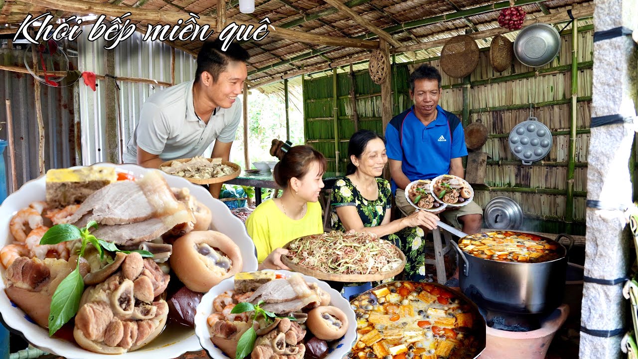 Bún Riêu Cua Đồng Giò Heo Rau Muống Đồng Bắp Chuối | Hương Vị Món Ngon Quê Nhà | KBMQ T113