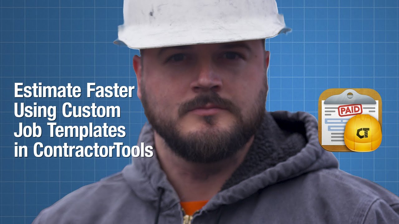 Estimate Faster Using Custom Job Templates in ContractorTools