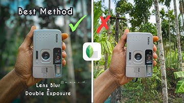 Best Method To Blur Background In Snapseed | Malayalam Tutorial