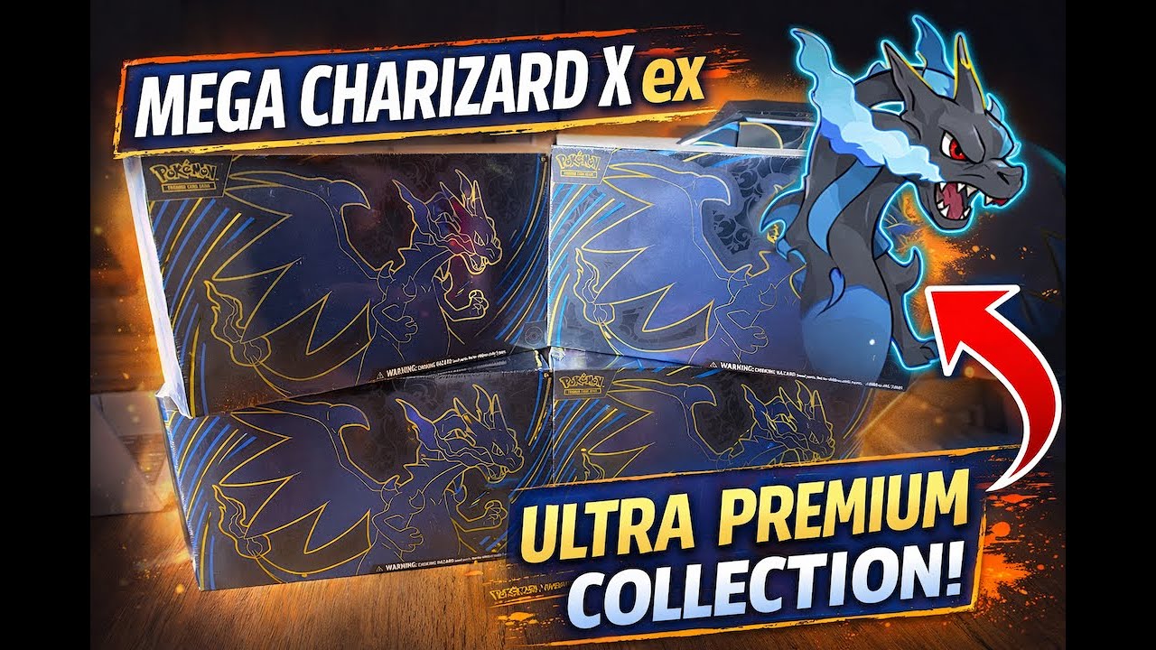 🔥 Mega Charizard X ex Ultra Premium Collection Opening! 🔥