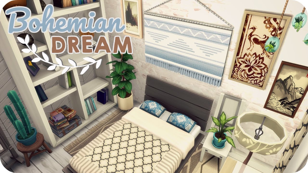 Bohemian Dream Apartment Sims 4 Speed Build Youtube