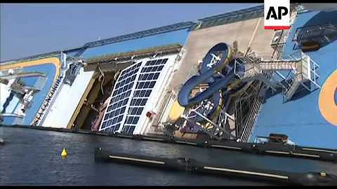 Divers prepare to retrieve more bodies from wrecked cruise liner