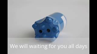 KKD.102mm threaded drill bits