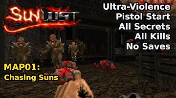Doom II: Sunlust - MAP01: Chasing Suns (Ultra-Violence 100%)
