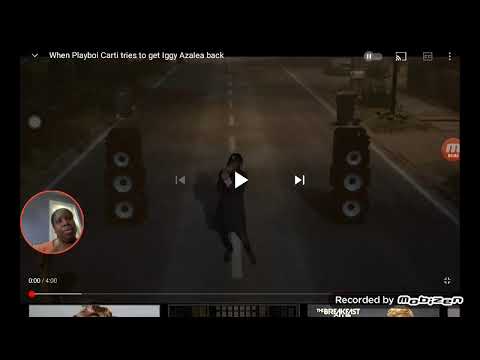 When Playboi Carti tries to get Iggy Azalea back reaction