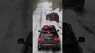 Mts Have The Best Snow Traction 🤥#jeepgrandcherokee #overlanding #snowwheeling