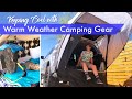 Camping gear upgrades for keeping cool in hot weather - SUV tent, screens, fans, and more.